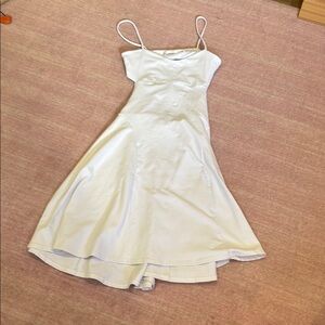 Susana Monaco White Spaghetti Strap Sundress